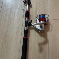 釣竿、バケツセットの画像