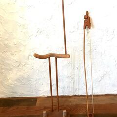 リサイクルカービング　擦弦楽器　樽の画像