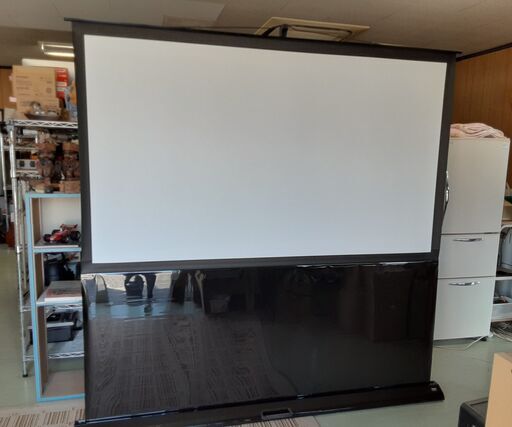 EPSON 80インチ プロジェクタースクリーン 立上げ式自立スクリーン ELPSC18B　/DJ-0961