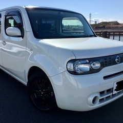 極美車Z12キューブ！車検付乗帰りok!HID&フォグ！ガラスル...