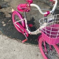 18インチ　子供用自転車　女児に　練習用　女の子　可愛いの画像