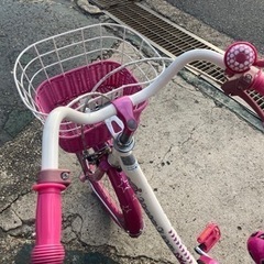 18インチ　子供用自転車　女児に　練習用　女の子　可愛いの画像