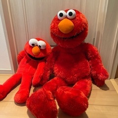 エルモ　ビックなぬいぐるみ＆ティッシュケース