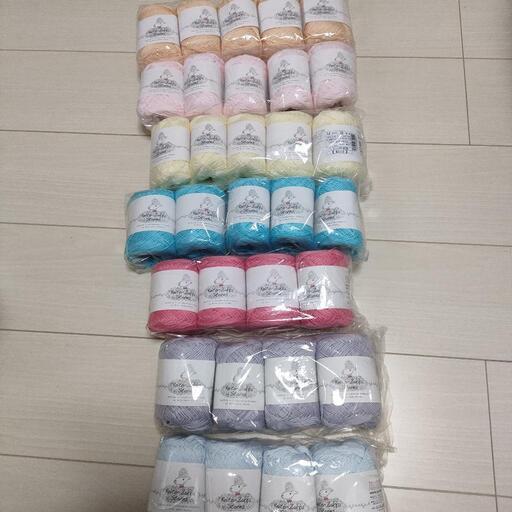 毛糸 7色 NEW コットンベビー 未使用