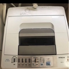 HITACHI 洗濯機　白い約束の画像