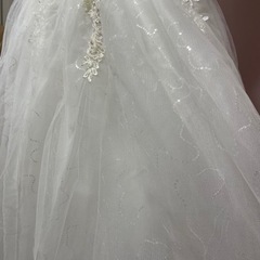 ウェディングドレス　白　ホワイトの画像