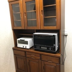 昭和レトロ食器棚 引取りにて無料！