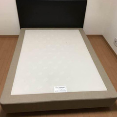 シモンズ　ボックススプリング+ヘッドボード　ダブル　ベッドのみ