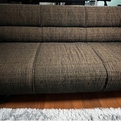 3人用ファブリックソファ
