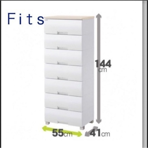 フィッツ　FITS  プラスイージー　衣装ケース　引き出し