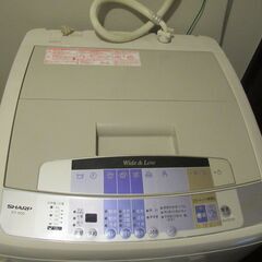 中古　シャープ　全自動洗濯機　6ｋｇ　ES-60Dの画像