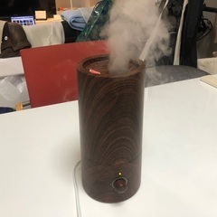 2017年製 PRISMATE アロマ超音波式加湿器-wood-...