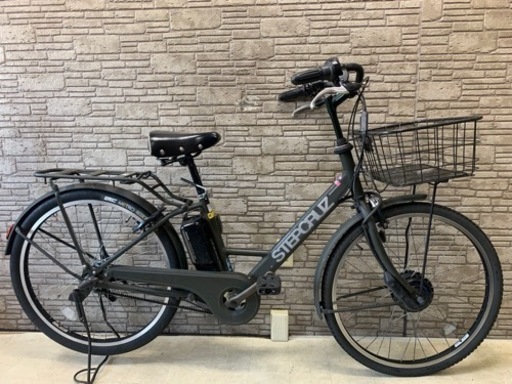 新生活応援SALE 東京23区配達無料　新基準 ブリヂストン ステップクルーズ　6Ah リチウム 電動自転車 中古26