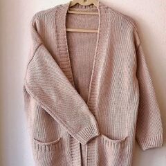ニットカーディガンの画像