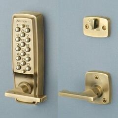 倉庫用にもバッチリ❗️キーレックス2100　自動施錠・レバータイ...