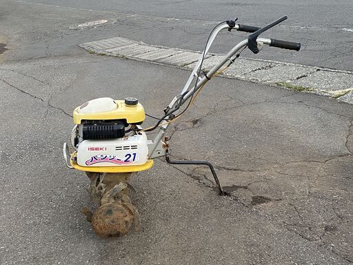 現物確認歓迎 初期不良対応OK 発送しません 動作品 イセキ 2.2馬力 パンジー21 耕運機 KM21