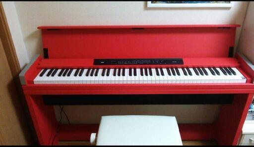 美品】電子ピアノ レッド KORG