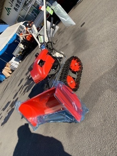 販売済　試運転の使用　除雪機　共立　KSG802