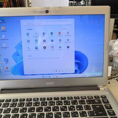「管番N-30562」値下げお買い得高速動作大容量メモリ AcerV5-471 Win11 i3 8Gb 300Gb