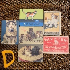アンティークキャットマグネットの画像