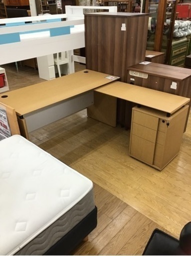 KN-106【ご来店頂ける方限定】ニトリ　キャメーラ140 システムデスク2点セット