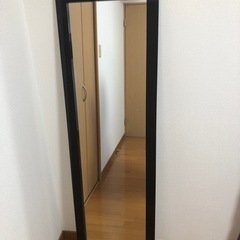 【受け渡し者決定】姿見鏡 全身鏡（壁掛けに改造）