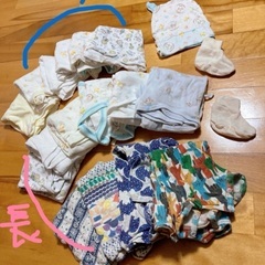 新生児服、帽子、スタイ、おくるみ