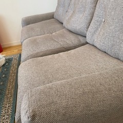 unico_BETHAN_カバーリングソファ 3シーター （ カラー：ブラウン）の画像