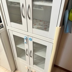 ニトリの食器棚※まもなく処分予定です。の画像