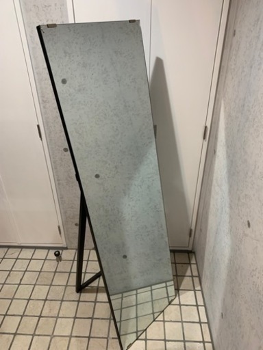 【お値下げしました】姿見　全身鏡　ミラー　スタイリッシュミラー
