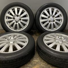 【BS x2 SEIBERLING x2 155/65R14】夏タイヤ【ダイハツ 純正ホイール 14インチ 4.5J4HPCD100+45】ミラ タント ムーブ等　(VTK489) クレジットカード QRコード決済可能