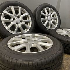 【DUNLOP ENASAVE EC300+ 185/60R15】夏タイヤ【ホンダ 純正OP Modulo 15インチ 6J4HPCD100+50】2021年製 バリ溝 フィット等　(VTJ425) クレジットカード QRコード決済可能