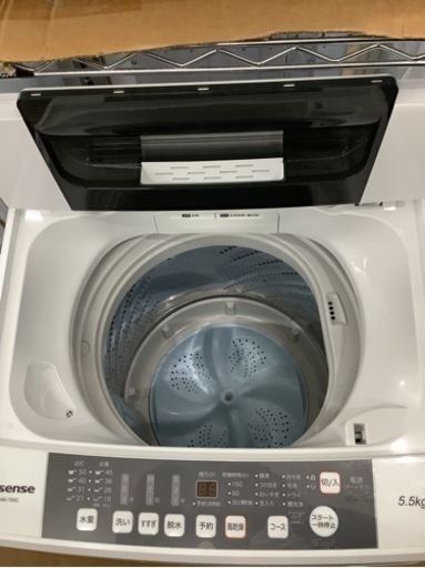 【美品】ハイセンス 全自動 洗濯機 5.5kg HW-T55C リサイクルショップ宮崎屋　佐土原店22.5.24F
