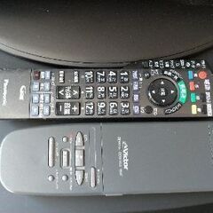 中古テレビ　テレビ台+Victor VHSデッキ付の画像