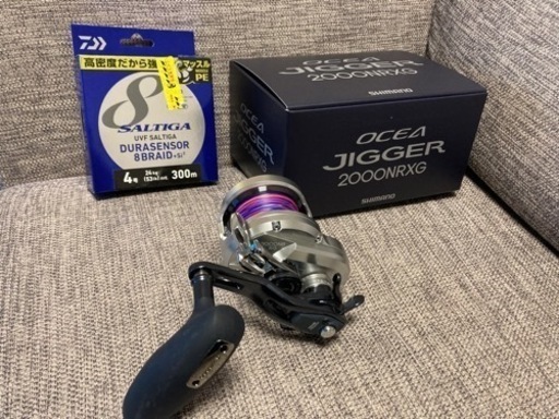 オシアジガー　2000NRXG opフォールレバー　ほぼ未使用