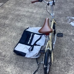 CAPTAIN STAG 折りたたみ自転車　移動用の袋付きの画像