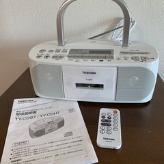 東芝　CDラジオカセットレコーダー