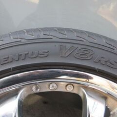 軽自動車にて使用！165/50R15 4本中古品 ホイールはおまけ！の画像