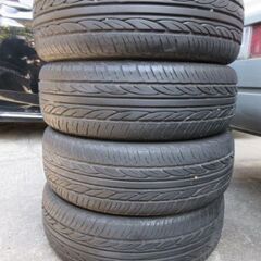 軽自動車にて使用！165/50R15 4本中古品 ホイールはおまけ！の画像