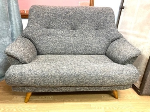 ソファ　二人掛け　グレー リビング