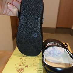 【16cm/未使用】女の子用靴  ブラック/晴れの日/入園式/卒園式/結婚式の画像