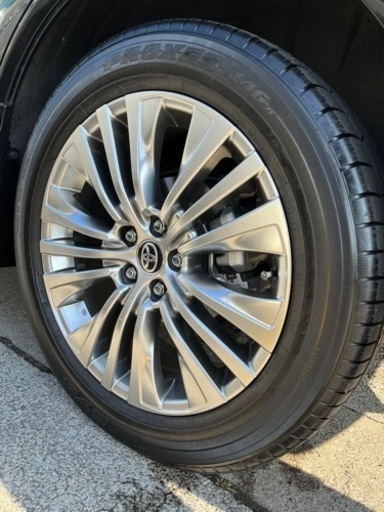 トヨタ新型ハリアー80系Zレザーパッケー純正タイヤホイル4本セット