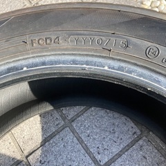 夏用タイヤ売りますの画像