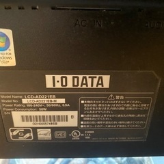モニター22インチ　DVI to HDMI変換　ジャンクの画像