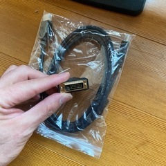 モニター22インチ　DVI to HDMI変換　ジャンクの画像