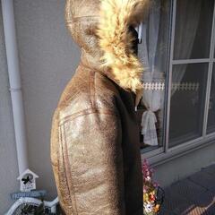 【再値下げ】ムートン革ジャンの画像