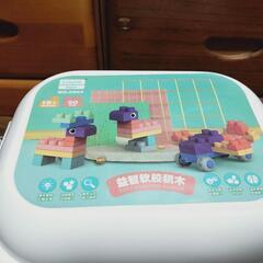 柔らかブロック　68ピース　欠品なし　シリコン製(ゴムのような)の画像