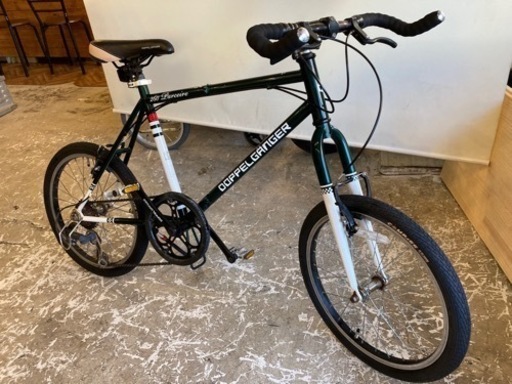 前後タイヤ・チューブ新品！【DOPPELGANGER260パルセイロ】7段変速　20インチ　ミニベロ　モスグリーン