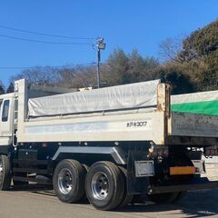 【Ｔ0096】いすゞ GIGA 大型ダンプ 年式平成26年4月 最大積載量8500kg コボレーン付き ダブルデフ 新明和530×230 車検付き 茨城県の画像