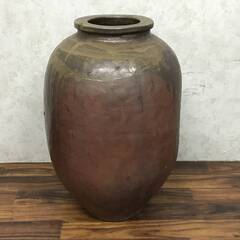 ●NY3/68 コレクター放出 時代 信楽 壷 高さ67cm×横43cm 花瓶 花器 大壷 丹波/備前　蔵出し品 花入 骨董の画像